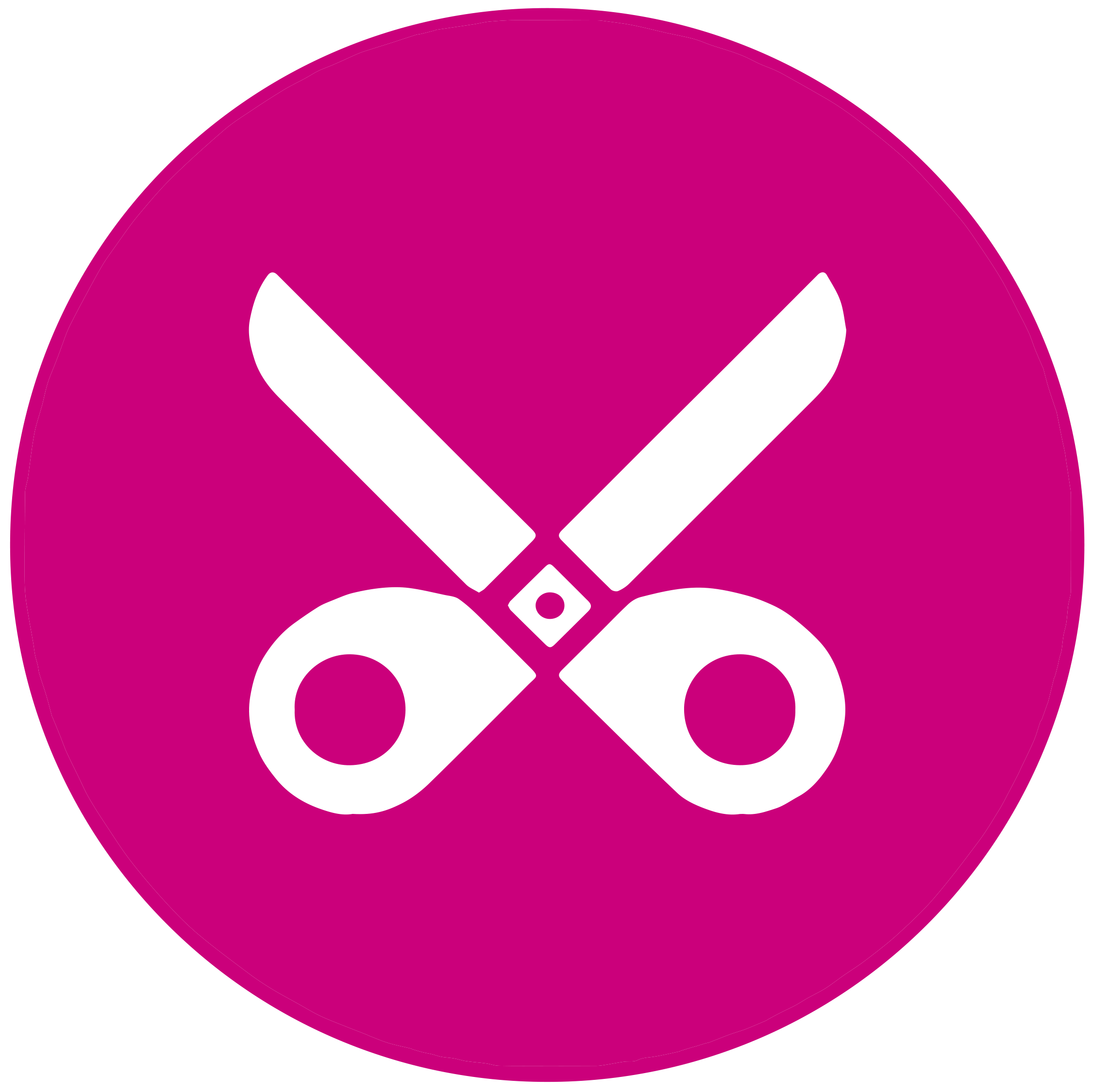 Pink Scissors Icon