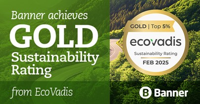 Banner Achieves Gold EcoVadis Sustainability Rating